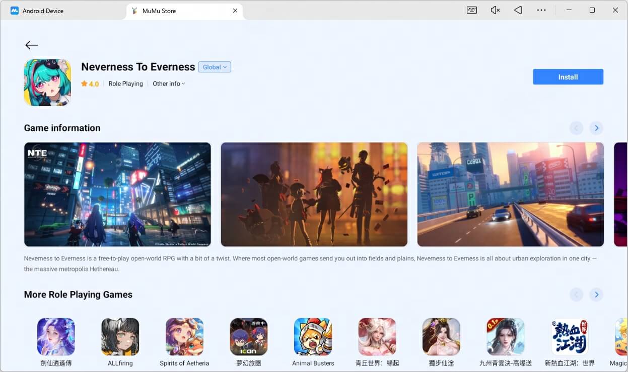 Download NTE Neerness to Everness on PC